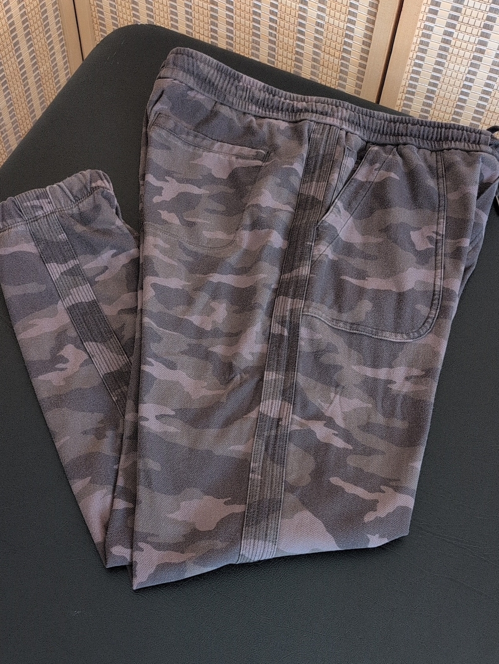Athleta Women's Farallon Charcoal Camouflage Joggers